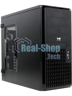 Компьютерный корпус Midi Tower InWin PE689 Black USB 3.0*2+A(HD)+fron fan 120мм*1+rear fan 120мм*1+ 2*2SATA+1*1SATA+Intrusion Switch/holes for SL20” ATX RACKMOUNT*(без блока питания)