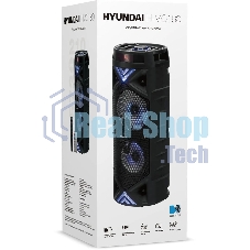Минисистема Hyundai H-MC180 черный 80Вт/FM/USB/BT/SD/MMC