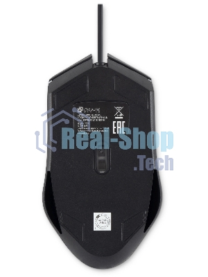 Мышь проводная Oklick 398G черный, 2400 dpi, USB, кнопки - 4