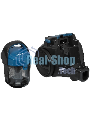 Пылесос Bosch BGS05A220 синий/серый, 700 Вт, уборка сухая, пылесборник контейнер 1.5 л