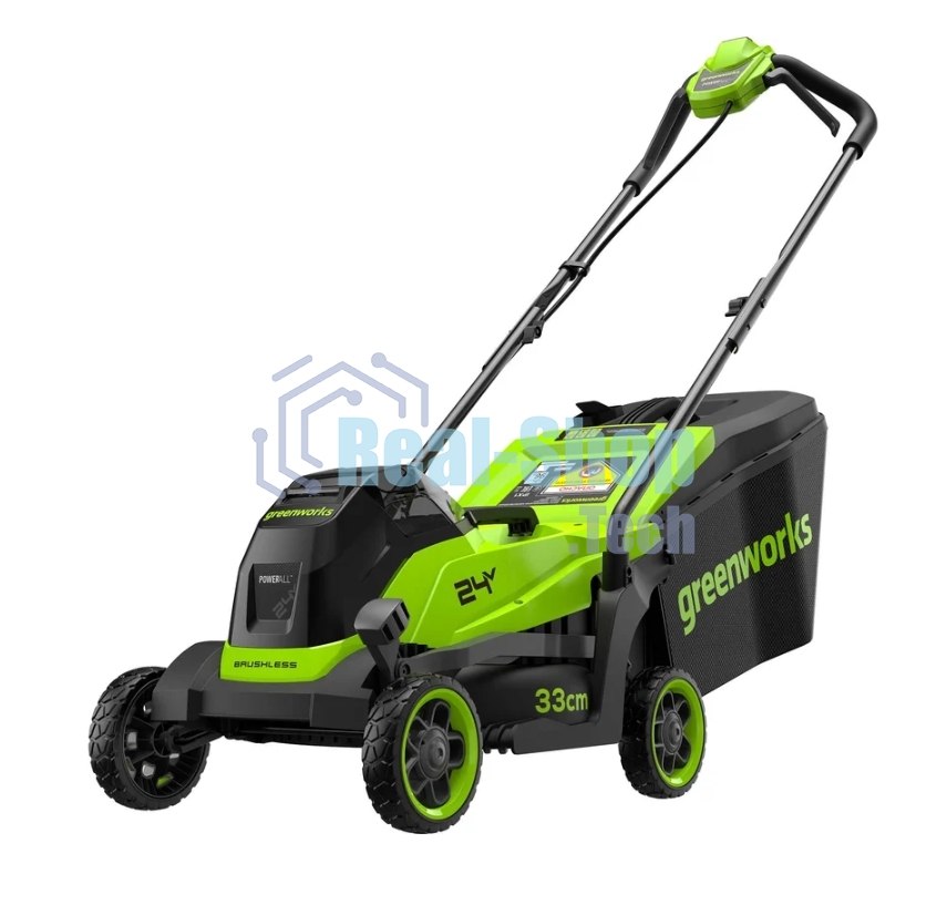 Газонокосилка аккумуляторная GreenWorks GD24LM331, 24 В, 0 Ач