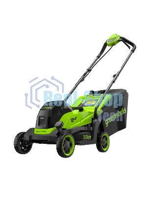 Газонокосилка аккумуляторная GreenWorks GD24LM331, 24 В, 0 Ач