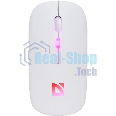 Мышь беспроводная Defender Touch MM-997 белый, 1600 dpi, радиоканал, Bluetooth, USB, кнопки - 4
