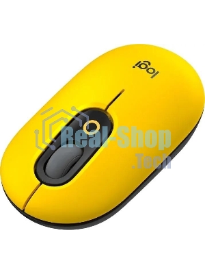 Мышь беспроводная Logitech POP Mouse желтый, 4000 dpi, Bluetooth, кнопки - 4