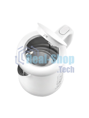Электрочайник Blackton Bt KT031P белый, 1.0 л, 1100 Вт, скрытый нагревательный элемент