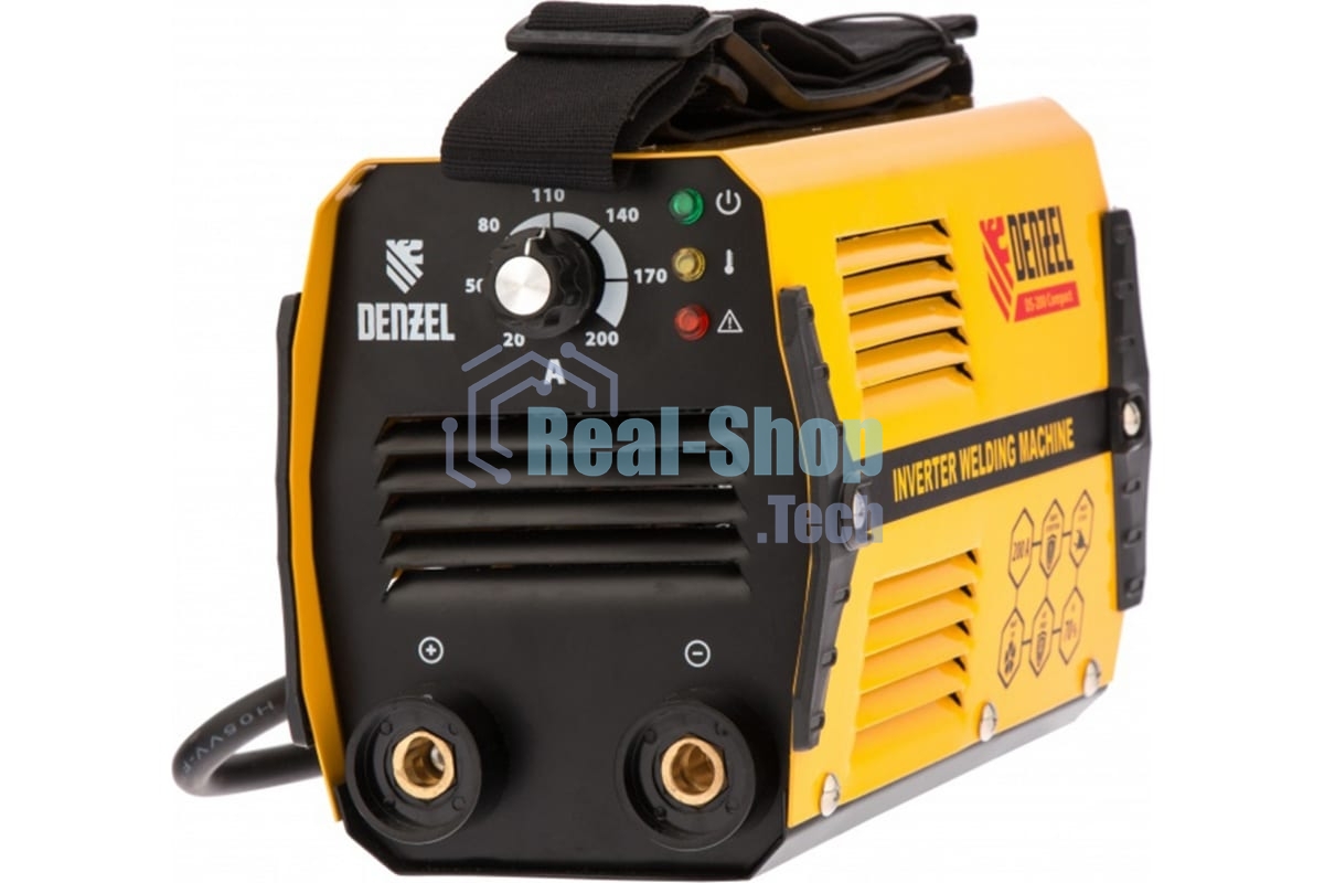 Сварочный аппарат Denzel ds-200 compact 94373 инвертор. дуговой сварки 200А пв 70%