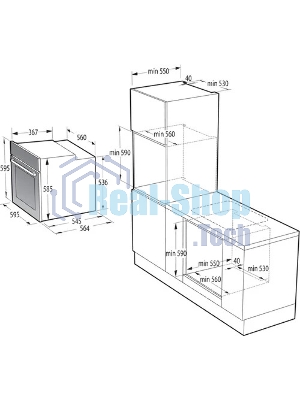 Духовой шкаф электрический Gorenje BOS67372CLB черный