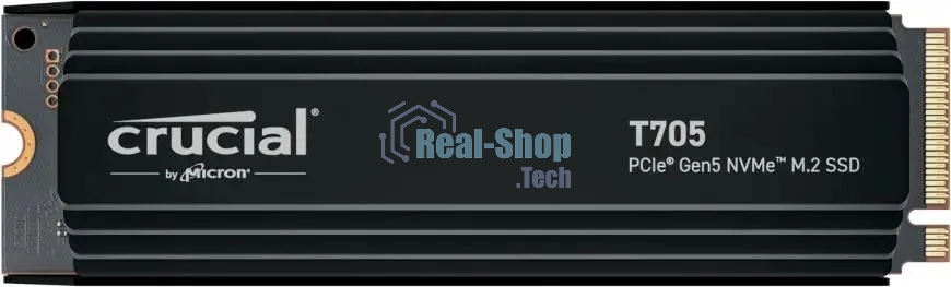 Накопитель SSD Crucial T705 1Tb PCIe Gen5 NVMe M.2 SSD with heatsink CT1000T705SSD5
