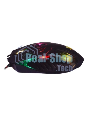 Мышь проводная A4Tech Bloody Q51 черный, 3200 dpi, USB, кнопки - 8