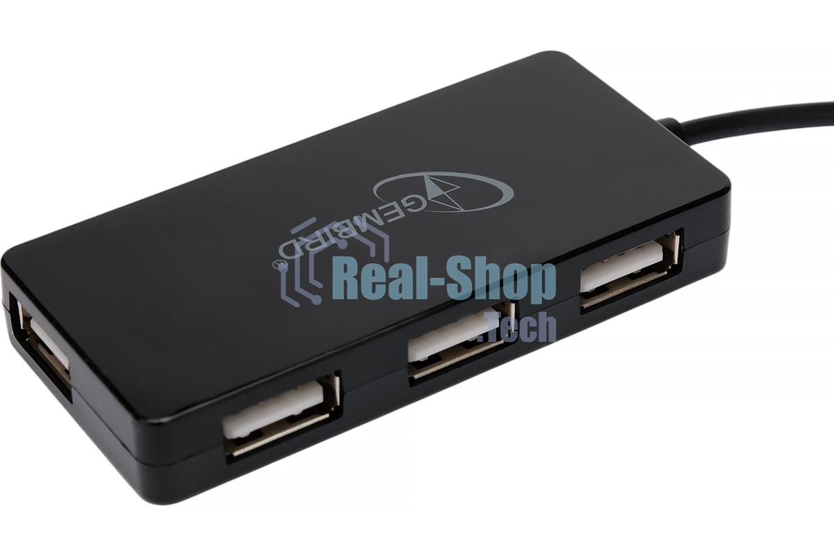 USB-концентратор Gembird UHB-U2P4-03, USB 2.0, USB 4 порта, USB