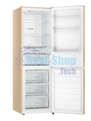 Холодильник Haier CEF536CGG золотистый двухкамерный 240/105 л морозилка снизу, No Frost