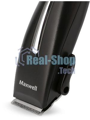 Машинка для стрижки Maxwell MW-2112(BK) / Материал лезвий нержавеющая сталь. Длина стрижки 12 мм.