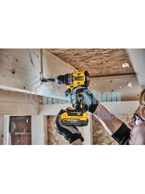 Дрель-шуруповерт DeWalt DCD800H2T-QW, 18 В, 5 Ач, 90 Нм, бесщеточный
