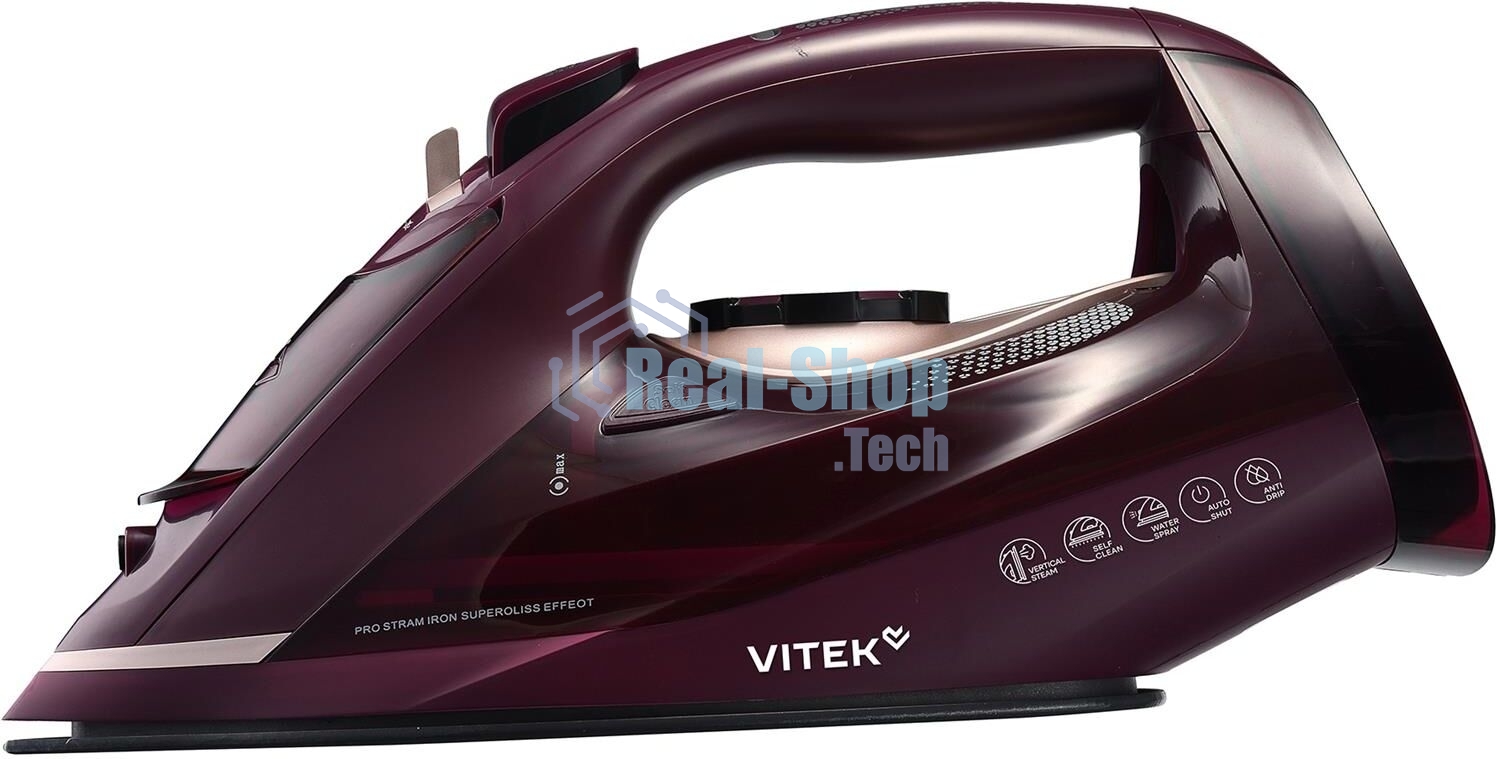 Утюг Vitek VT-IRN1204 3400Вт бордовый