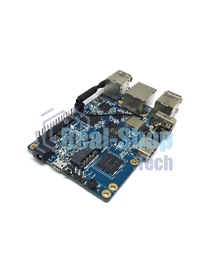 Микрокомпьютер Orange PI 3 2Gb + 8Gb EMMC, Android 7, с кабелем питания. (44286)