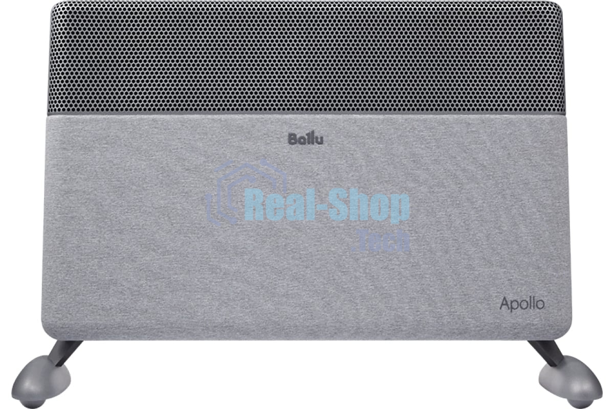 Конвектор электрический Ballu Apollo digital INVERTER Moon Gray BEC/ATI-1501 серый, 1500 Вт, 20 м2, термостат, дисплей, WiFi