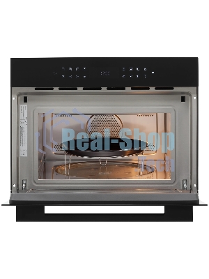 Встраиваемая микроволновая печь Krona ONYX 45H mw BL/BL черный, 38 л, 1000 Вт, переключатели - сенсор