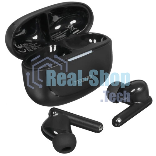 Наушники TWS Tecno Buds 4 Air черный, внутриканальные, Bluetooth, до 6 ч