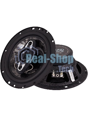 Колонки автомобильные Kicx SA 165 150Вт 92дБ 4Ом 16.5 см (6 1/2 дюйм) (ком.: 2 кол.) коаксиальные четырехполосные
