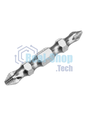 Бита двухстор. Gross PH2-PH1х45мм, сталь S2, 10шт.