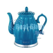Чайник электрический керамический KELLI KL-1341 бирюзовый