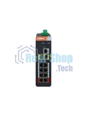 Коммутатор Dahua DH-IS4210-8GT-120 8x1 Гбит/с 2SFP 8PoE 120W управляемый