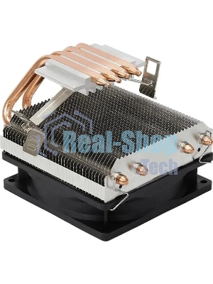 Кулер для процессора AeroCool/Formula Air Frost 4 черный, 90 мм, алюминий/медь, 1800 об/мин, 25.7 дБ, 3 pin, 125 Вт, 78 мм