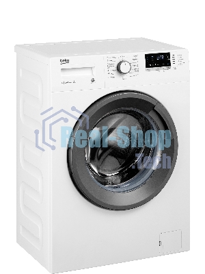 Стиральная машина Beko WRE6512ZAW (R) белый, загрузка фронтальная 6 кг, 1000 об/мин., класс: А