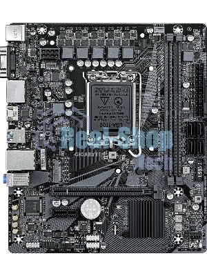 Материнская плата Gigabyte H610M S2H V3 DDR4, LGA 1700, Intel H610, 2xDDR4, 4xSATA, 1xM.2, 1xPCIe 4.0 x16, 1xPCIe x1, 1xHDMI, 1xDP, 1xVGA, 1x 1Gb LAN, 2xUSB-A 3.2 Gen 1, 4xUSB-A 2.0, 3x 3.5 мм, 7.1, mATX