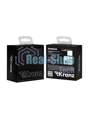 Выключатель Kranz STRONG 1 кл с подсветкой 10А с/у антрацит