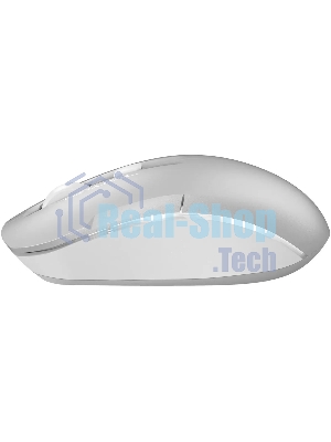Мышь беспроводная A4Tech Fstyler FB26CS Air2 серебристый/белый, 2000 dpi, радиоканал, Bluetooth, USB, кнопки - 4
