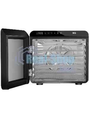 Сушилка для овощей и фруктов BQ FD1006 черный. мощность: 600 Вт