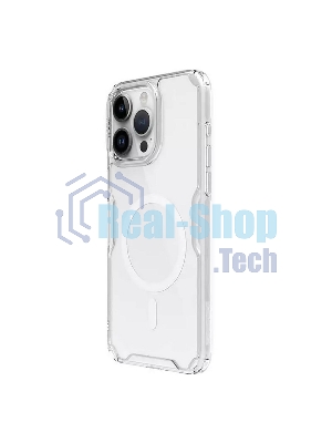 Чехол Nature TPU Pro Magnetic Case, белый, (AP IP15 Pro)