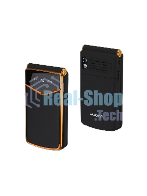 Мобильный телефон Maxvi E11 черный/золотистый