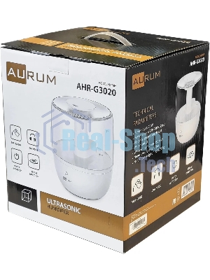 Увлажнитель воздуха AURUM AHR-G3020 белый, 25 Вт, 3 л, ультразвуковой