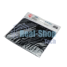 Коврик для мыши Gembird MP-BLACK-S, черный, 220х180х2мм, ткань/резина, пакет