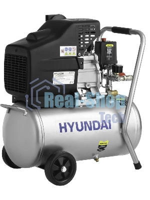 Компрессор поршневой Hyundai HYC 23224LMS масляный 130л/мин 24л 1500Вт серебристый/черный