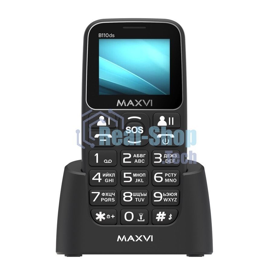 Мобильный телефон Maxvi B110ds черный