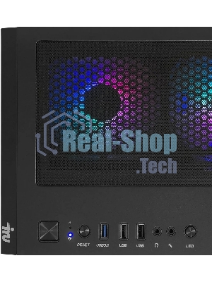 Компьютер IRU Tactio 510B7GP TWR i7 14700F (2.1) 32Gb SSD1Tb RTX 5060TI 16Gb Windows 11 Pro GbitEth 650W черный (RUS) (2126632)