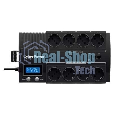 Источник бесперебойного питания CyberPower BR700E / 700ВА / 390Вт / USB/RJ11/45 (4+4 EURO)
