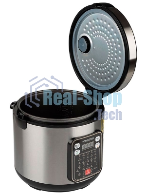 Мультиварка Homestar HS-2031 900 Вт, 5 л, нержавеющая сталь/черный