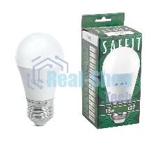 Лампа светодиодная SAFFIT SBG4515 LED 15Вт Е27 дневной матовый шар