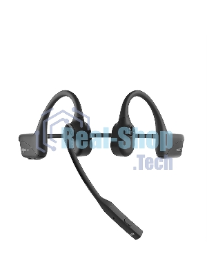 Беспроводные наушники SHOKZ OpenComm2 UC черный, костная проводимость, Bluetooth + USB-адаптер, до 16 ч