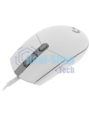 Мышь проводная Logitech G102 LIGHTSYNC белый, 8000 dpi, USB, кнопки - 6