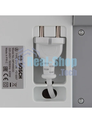 Мясорубка электрическая Bosch MFW 66020 белый/серый, 1800 Вт, 3.0 кг/мин, реверс, защита от перегрузки, насадки - 5