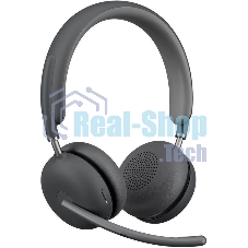 Гарнитура Logitech Zone Wireless 2 UC Graphite серый, беспроводная, Bluetooth 5.2, ANC