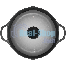 Сотейник Rondell Pacific RDA-1907 d=28 см (с крышкой) графитовый