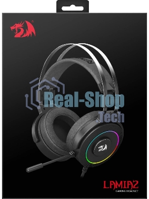 Гарнитура Redragon Lamia 2 чёрный, проводная, USB, подсветка