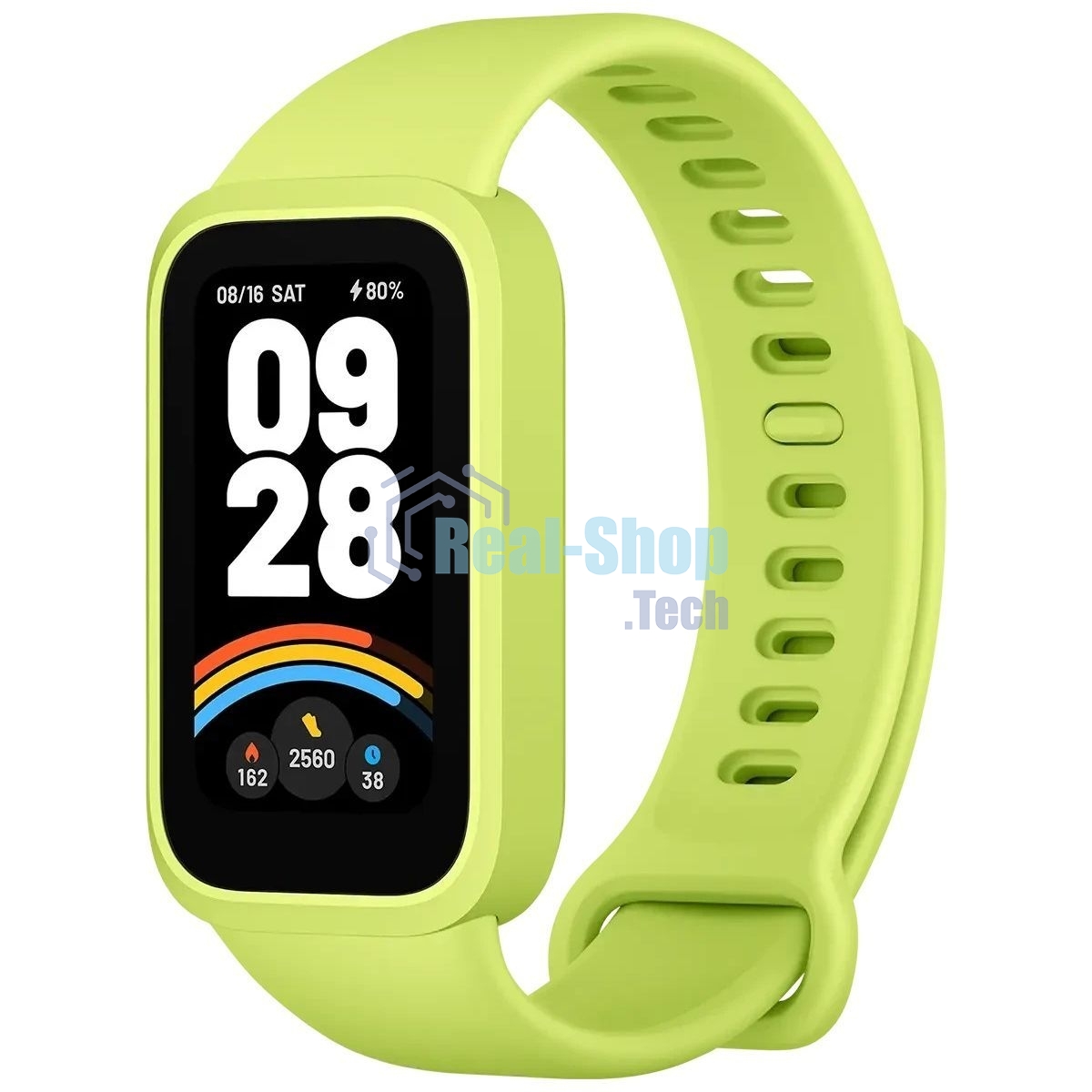 Фитнес-браслет Xiaomi Smart Band 9 Active TFT корп.:зеленый рем.:зеленый (BHR08L1GL)