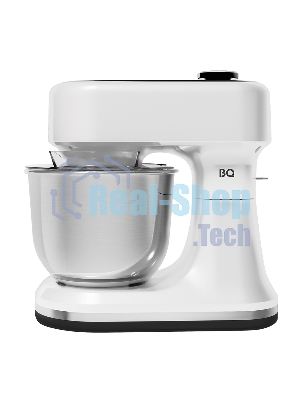 Миксер BQ PM1001 белый, стационарный, 2200 Вт, 5 л, 12 скоростей